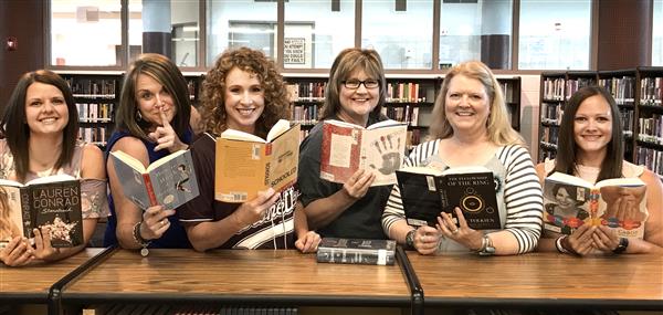 This is a picture of the Ennis ISD Library Media Specialists. This is a picture of the Ennis ISD Library Media Specialists.